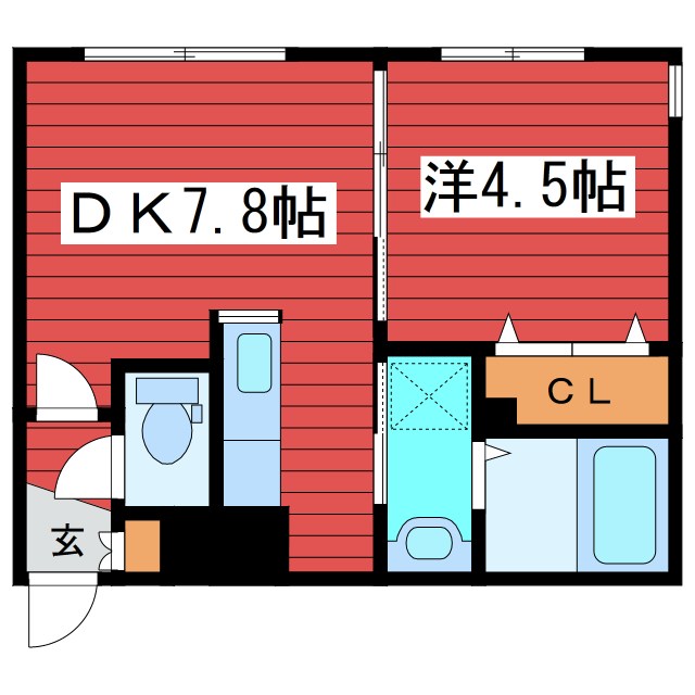 カハラ月寒中央 間取り