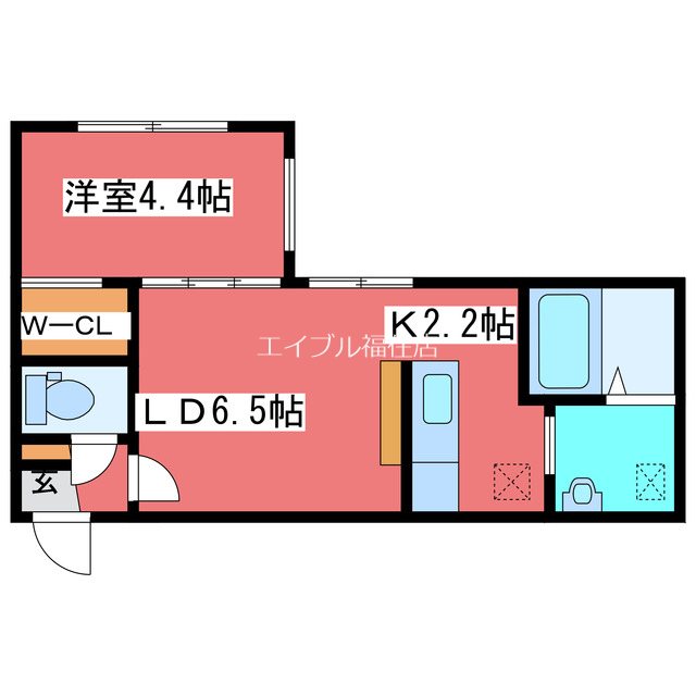 Flap福住 間取り