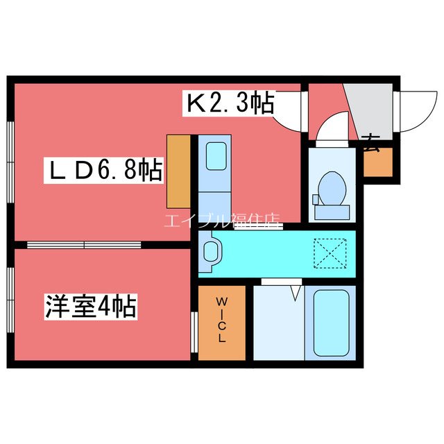 Flap福住 間取り