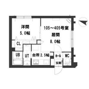 グランメール　Residence元町 間取り