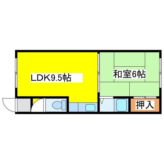 ゆたか荘 間取り