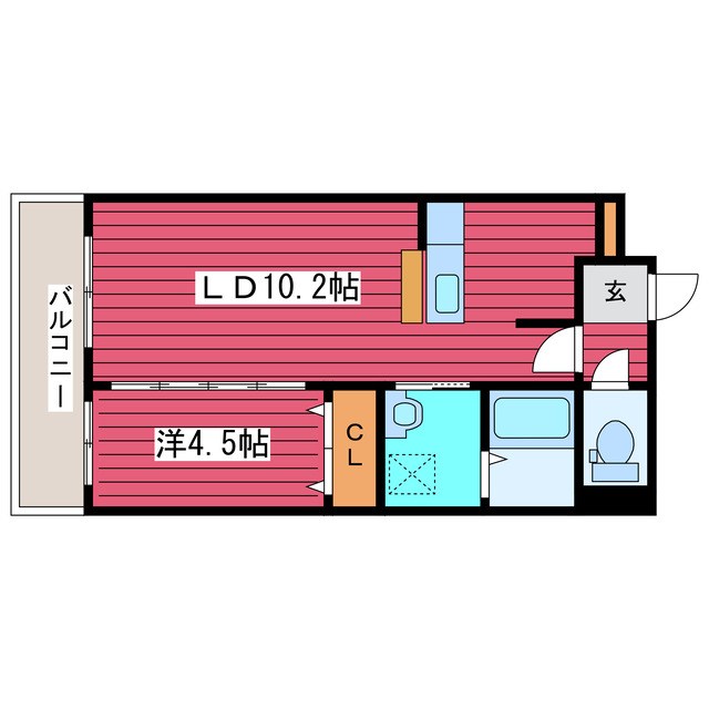 アルファスクエア福住2条 間取り