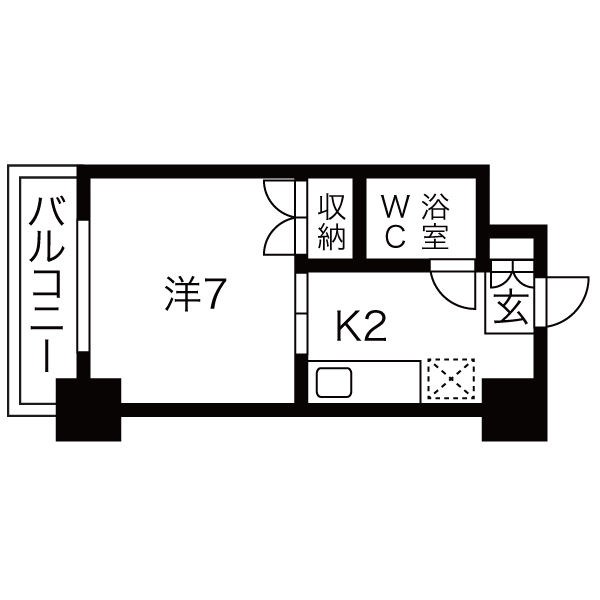 スタジオシティ 間取り