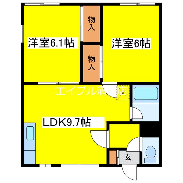 ハイツひろ 間取り