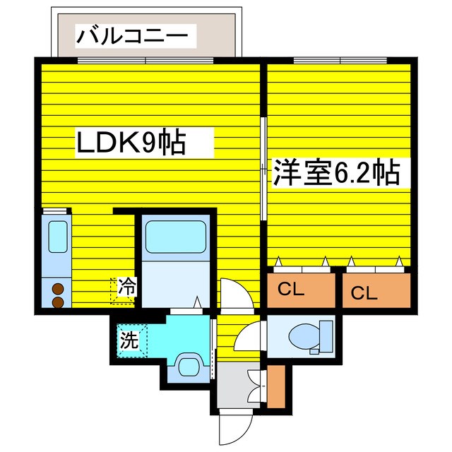 コムフォート北16条 間取り