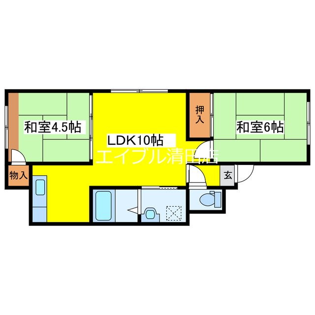 コーポ竹内 間取り