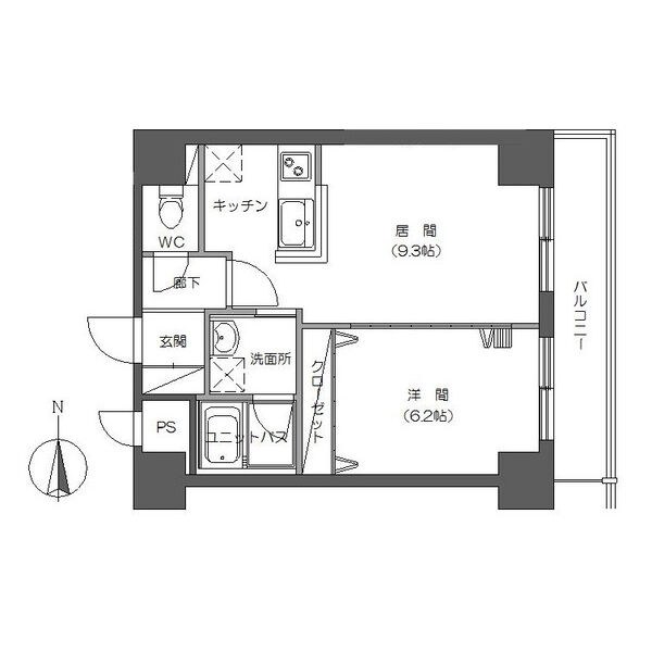 レジディア札幌駅ノース 間取り