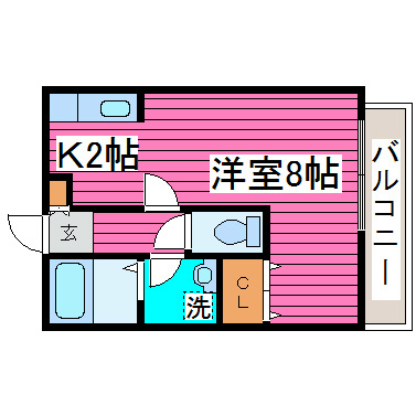 ラウルあいの里 間取り