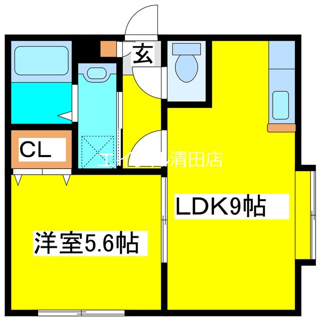 クレセール清田 間取り