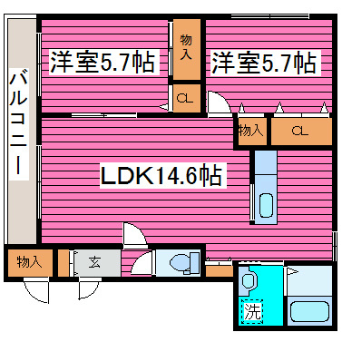 ファイン６・８ 間取り