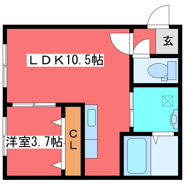 CITY RESIDENCE月寒中央 間取り