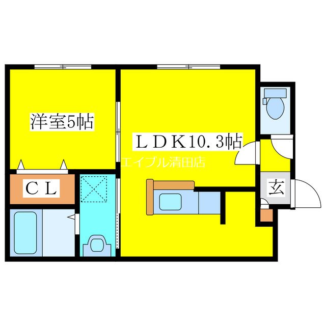 ブレッシング北海道 KITAHIRO 間取り