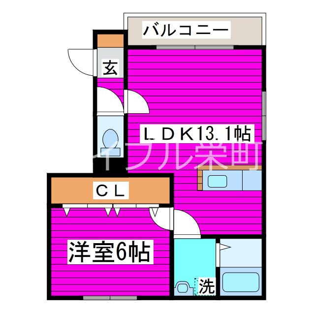 ウィンブルーⅢ 間取り