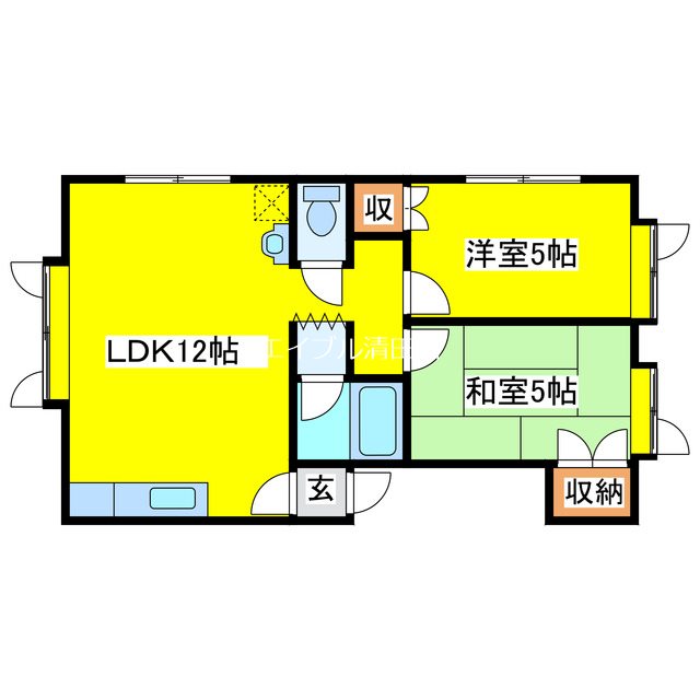サンパレス清田 間取り
