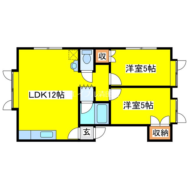 サンパレス清田 間取り