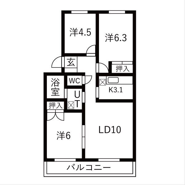 グランベルサ 間取り