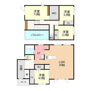 西岡1条7丁目戸建 間取り