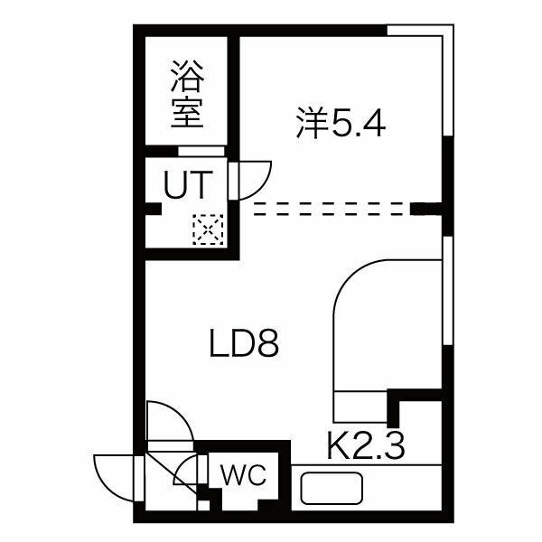 カレラ北大前 間取り
