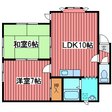 コーポ藤 間取り