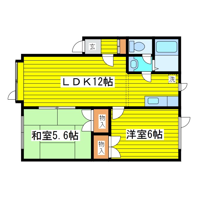 北海道札幌市東区北八条東１３丁目 間取り