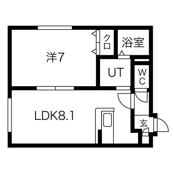 北海道札幌市東区北十条東１０丁目 間取り