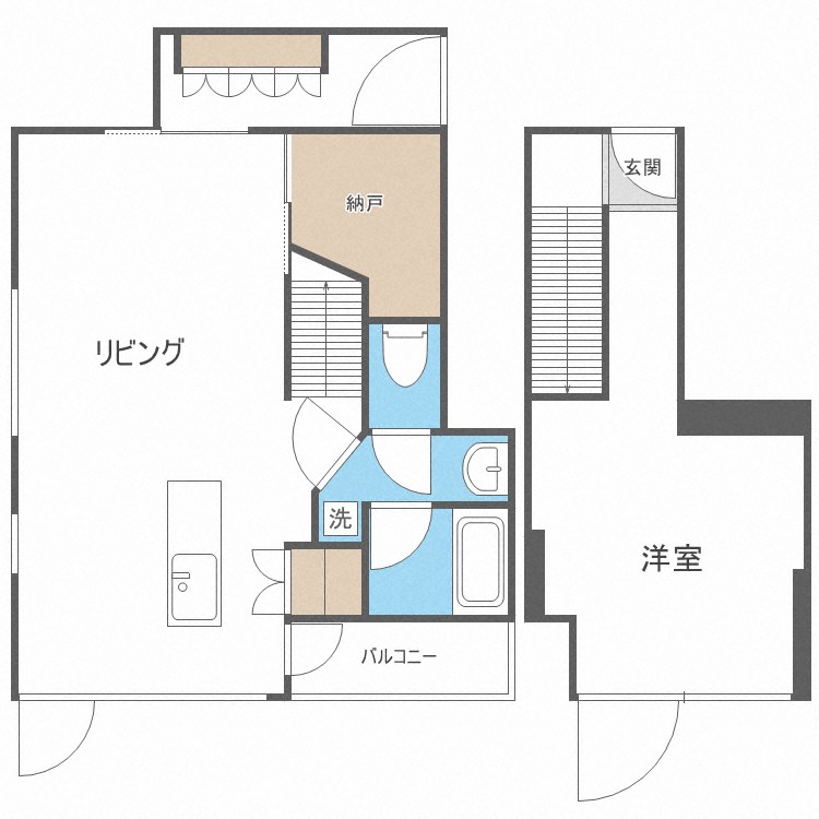 lien de six 間取り