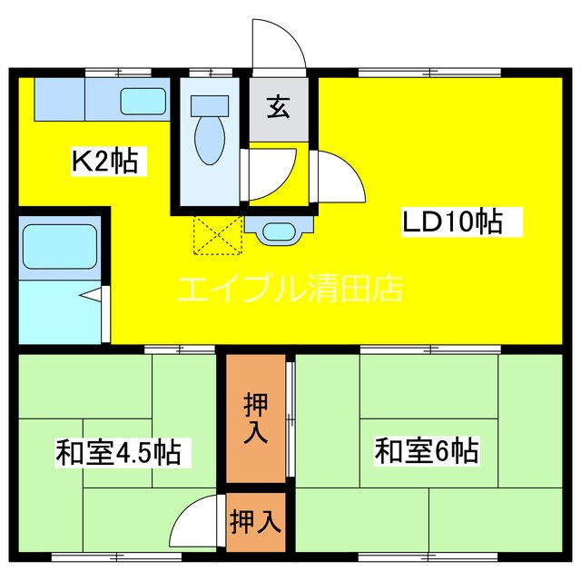 NORTH　FIELD壱番館 間取り