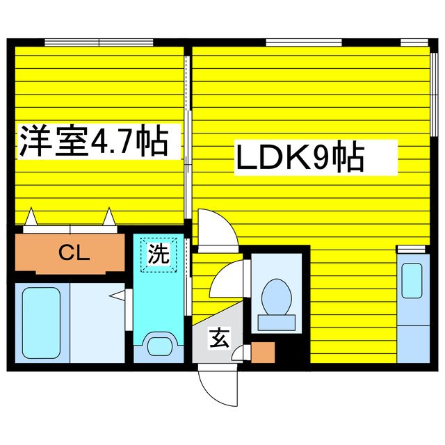 北海道札幌市東区北十七条東９丁目 間取り