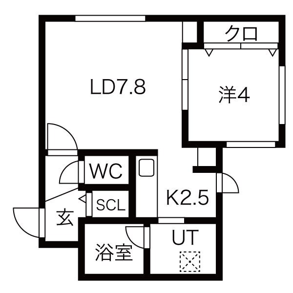 北海道札幌市東区北二十三条東１８丁目 間取り