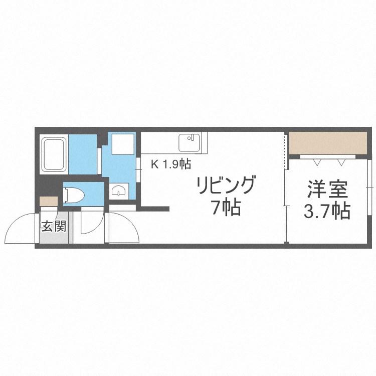 北海道札幌市東区北十二条東１丁目 間取り