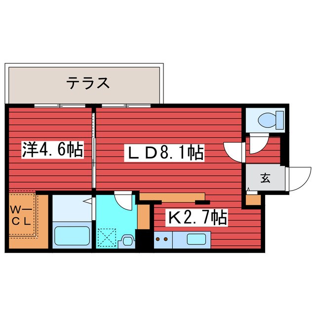 CLASSE月寒WEST 間取り