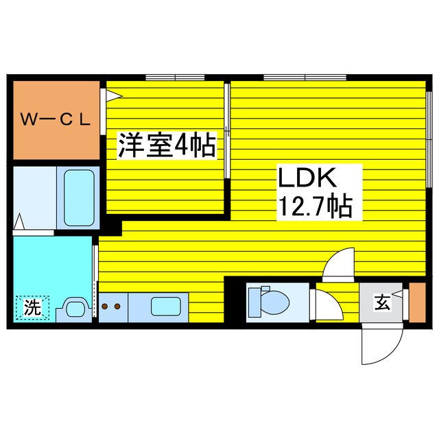 ブルーイング北7条 間取り