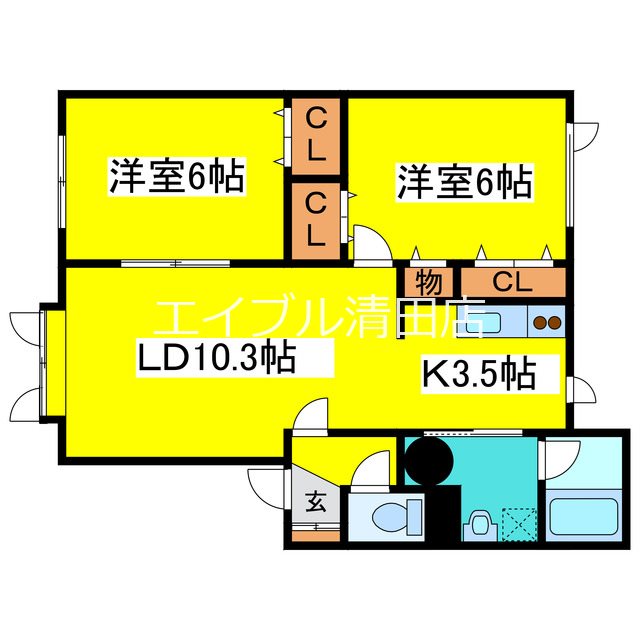 ノースフィールドA 間取り
