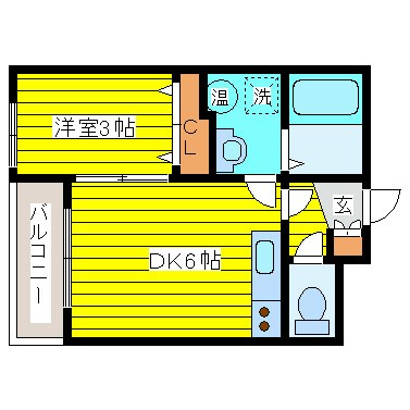 アベリアハイムあいの里 間取り