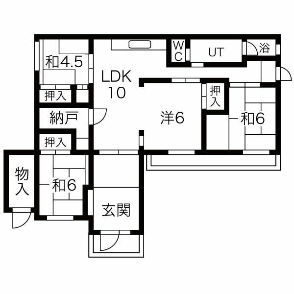 真駒内柏丘団地A9号棟 間取り