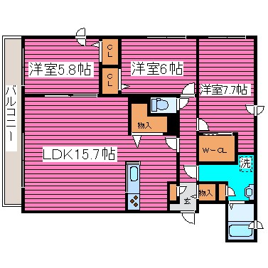 Bloom 間取り