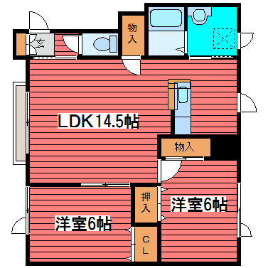 クレイン福住Ｂ 間取り