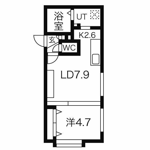 ディオグラシア北大前 間取り