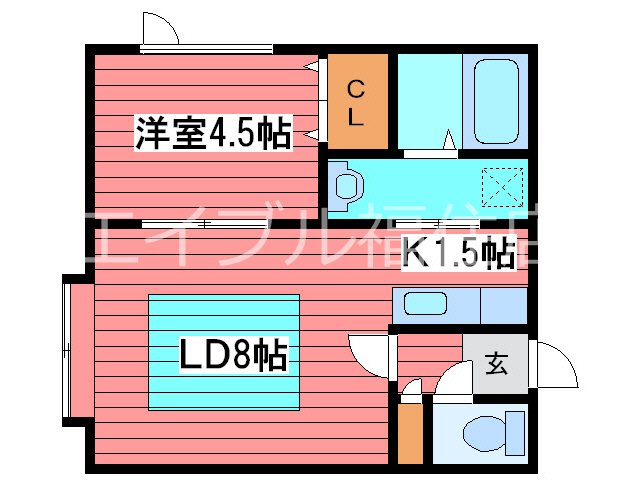 アークコート西岡Ⅲ 間取り