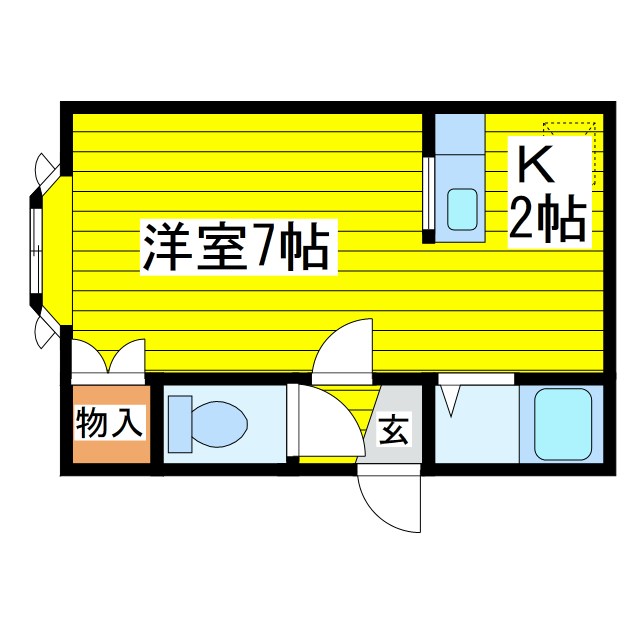 グランドール北27 間取り