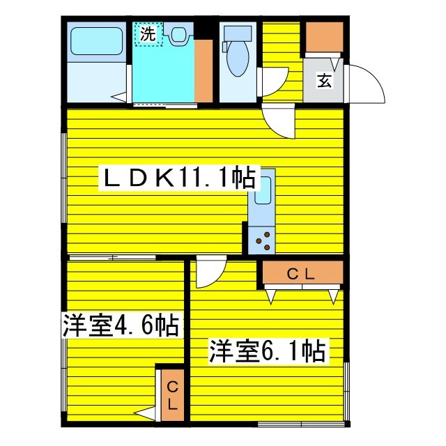 北海道札幌市東区北十七条東８丁目 間取り