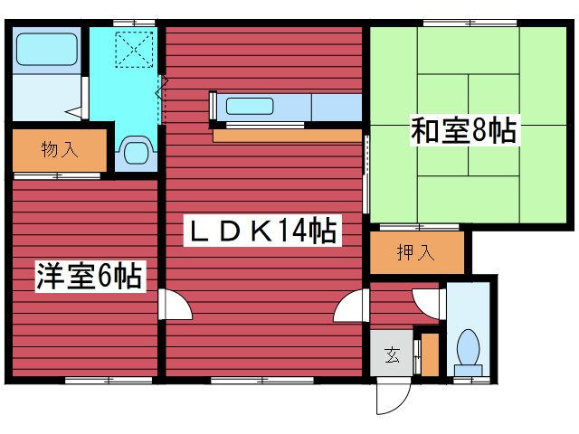 エンジェル福住 間取り