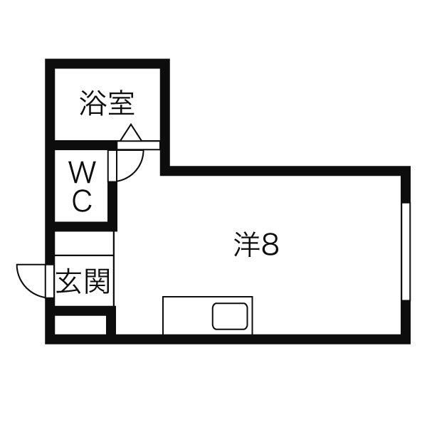 北海道札幌市東区北二十六条東７丁目 間取り