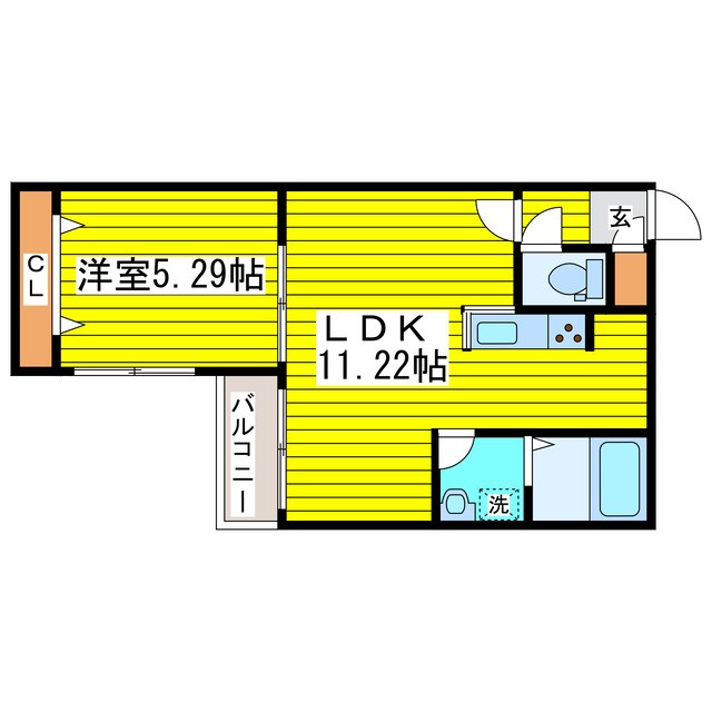 北海道札幌市東区北十条東１７丁目 間取り