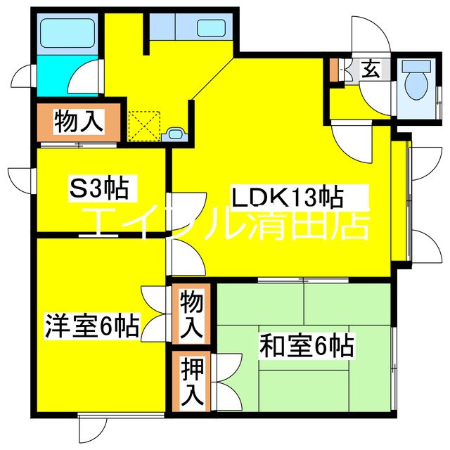 コーポ柏葉 間取り