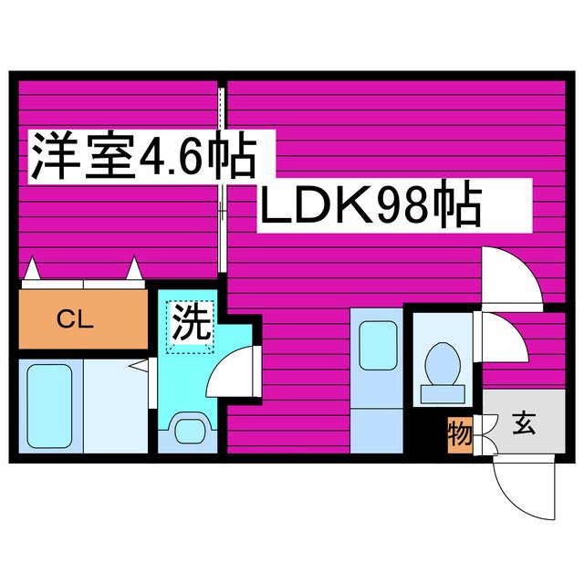 北海道札幌市手稲区前田九条１５丁目 間取り