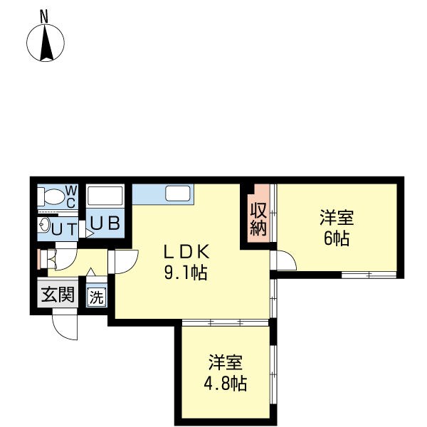 北海道札幌市東区北二十一条東２０丁目 間取り