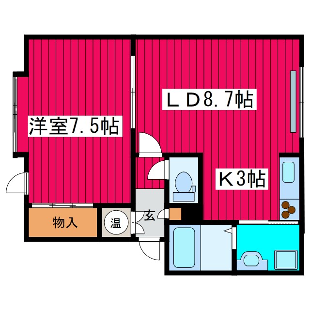 ヴィレッジ福住 間取り