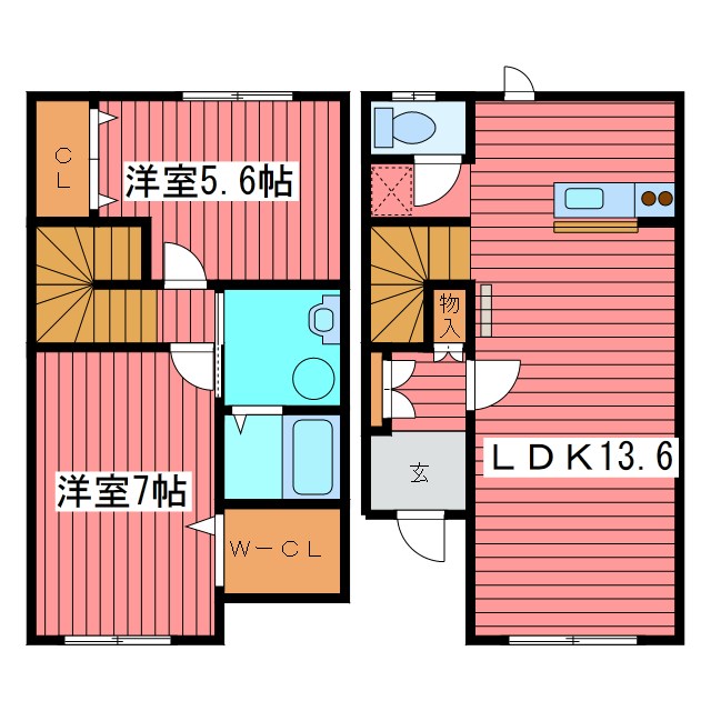 カトレアＡ 間取り