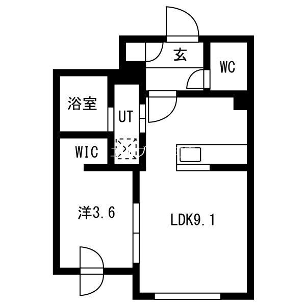 北海道札幌市東区北十三条東１２丁目 間取り